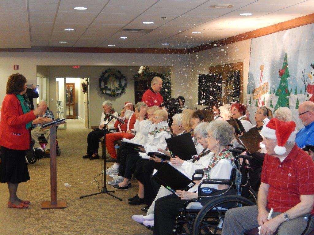 Assisted Living Christmas Party The Inn At Belden Village